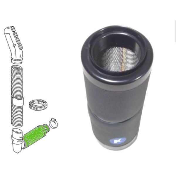 Intake hose between air filter and D-pillar, T3 KY 1.7L Diesel OE Ref. 068129623G