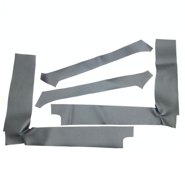 Interior Trim, A- and B-Pillar, black leatherette, Golf 1 Cabrio