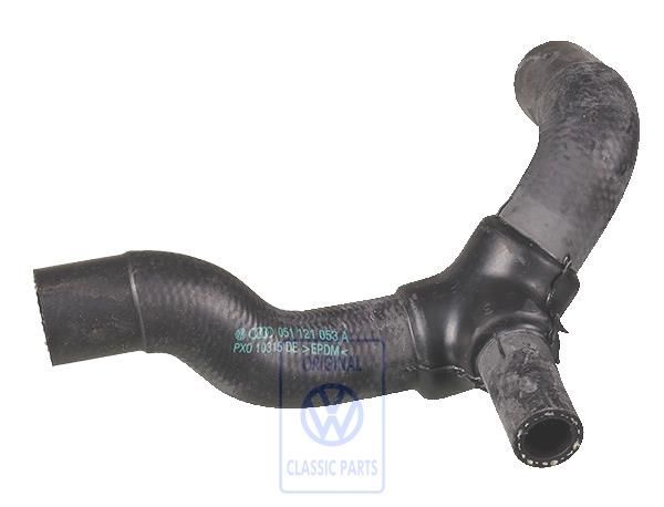 Coolant hose for Golf 2 GTI, Corrado, Scirocco 2, engine: KR, PL, 9A, OE Ref. 05112105A