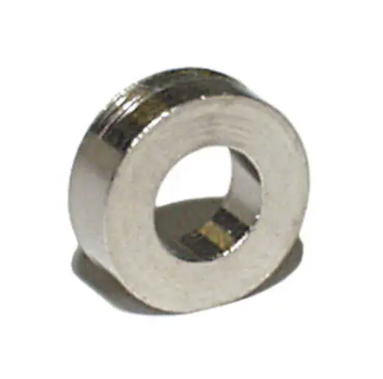 Distanzrolle Messing 4 mm blank