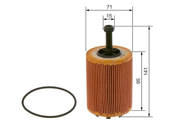 Oil filter, T4 Bus 2.8L MKB AMV OE Ref. 071115562