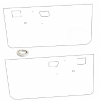 Türfolie unter Türverkleidung für 2-Türer, Golf 2