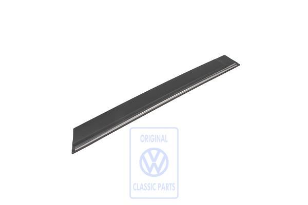 Protective strip, trim strip with chrome for rear left door, Passat B2 OE Ref. 323853753F 2BC