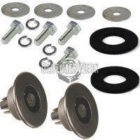 Montagesatz für schmale Stoßstange, Golf 2, OE Ref. 191807193