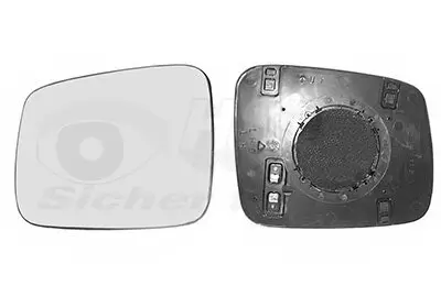 Spiegelglass, Elektrisch, Plan, Links, Fahrerseite, T4 Bus, BJ 91-03, OE Ref. 701857521A