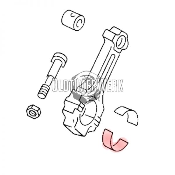 GLYCO Pleuellager, Golf 1 &Co MKB EG,EH,FN,FR, FV,JB,GH,EM, EJ OE Ref. 056105701