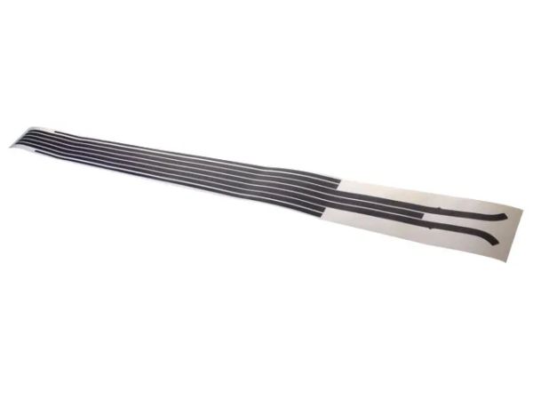 Swage Line 7 Piece Vinyl Decal Set Black, Golf 2 3-door up to 89, OE Ref. 191853500 6BX