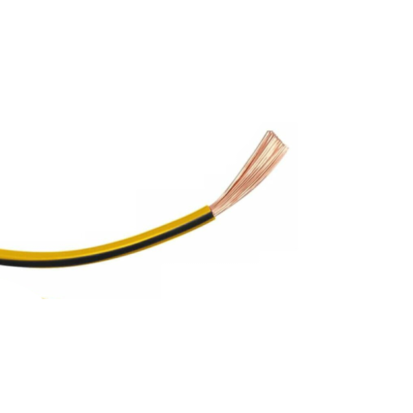 Vehicle cable, FLrY - cable, single-core 2.5mm black-yellow