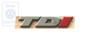 Schriftzug, Emblem TDI für Heckklappe, T4 Bus OE Ref. 7D0853675C EQW
