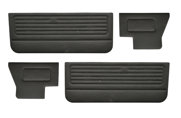 Türverkleidung- Set, Vinyl, Schwarz für Golf 1 Cabrio OE Ref. 155867015