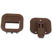 Möbelgriff, Westfalia Camping-Ausbau in braun, T3 Bus OE Ref. 255070915