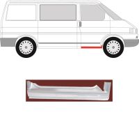 Reparaturblech, Einstieg vorne Rechts, T4 OE Ref. 701809840B