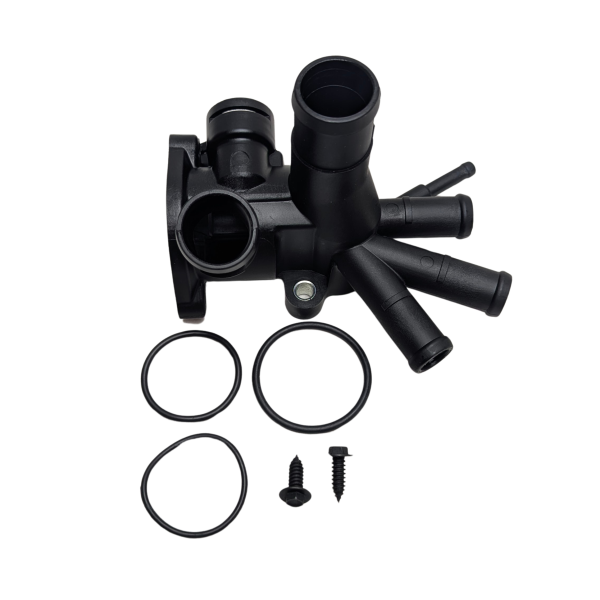 Thermostat housing, Golf 2, Polo MKB 2G, OE Ref.030121117L