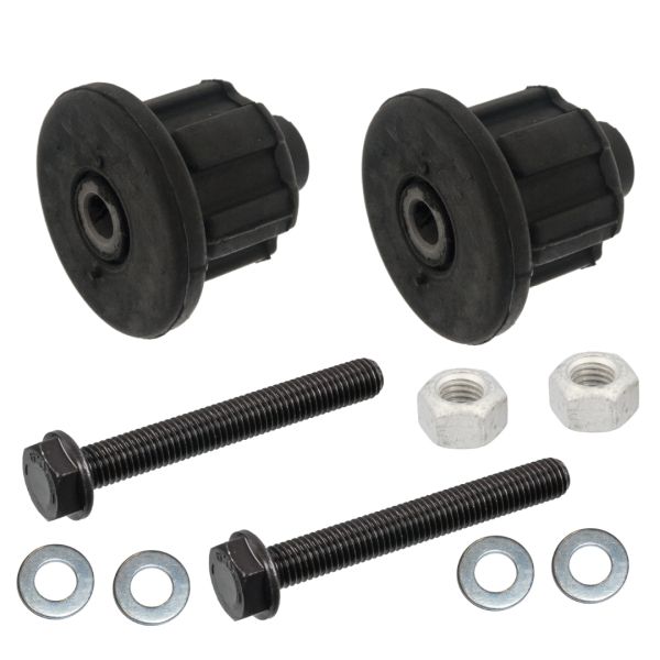 Rubber bearing set, rear axle, Polo 1 & 2, OE Ref. 861511271