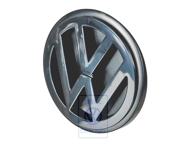 Schriftzug, VW Emblem für Heckklappe in schwarz, T4 Bus OE Ref. 701853601C 01C