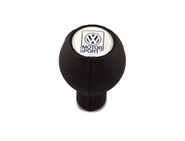 Gear Knob, Leather, "VW Motorsport" Logo, Golf &Co und Polo, OE Ref. 191711141