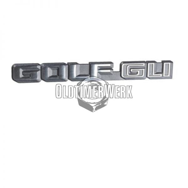 Schriftzug "GOLF GLI" Golf 1 Cabriolet an Heckklappe OE Ref. 192853687A GX2