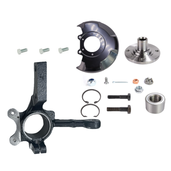 Steering knuckle, wheel bearing housing, right, Golf 1 &Co, OE Ref. 171407256B