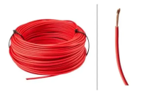 Fahrzeugleitung, FLY - Kabel, einadrig 4mm Rot