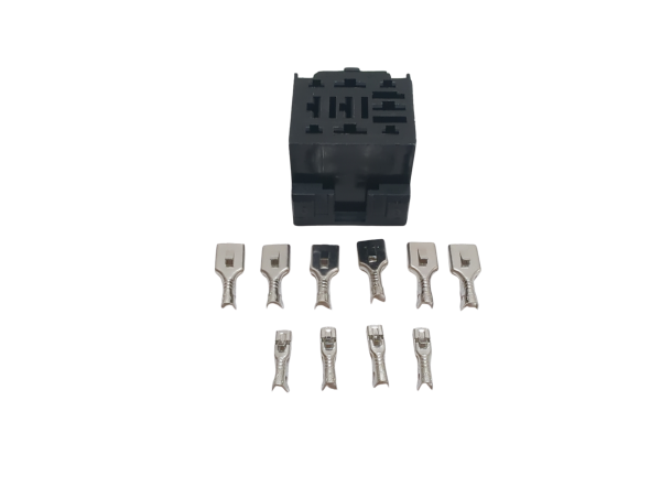 Relay carrier, 9-pin, on fuse box, Golf & Co, Passat, Bus, OE Ref. 161937501B