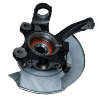 Achsschenkel, Radlagergehäuse, komplett vormontiert, Rechts, T4 ab BJ 01/96, OE Ref. 7D0407258A