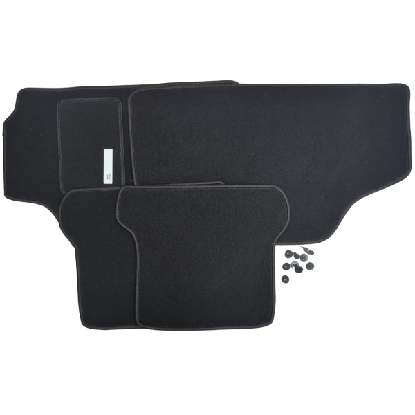 1 Satz hochwertige Velour Passform Fussmatten für Golf 1, Jetta 1 und Scirocco 1