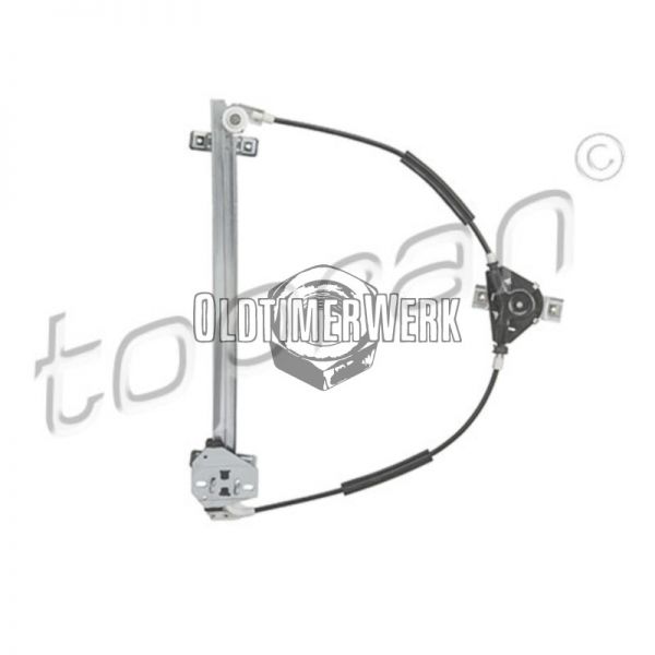 Front Manual Window Regulator, front left, Golf 2 & Co from Bj.10/87, OE Ref. 191837401B