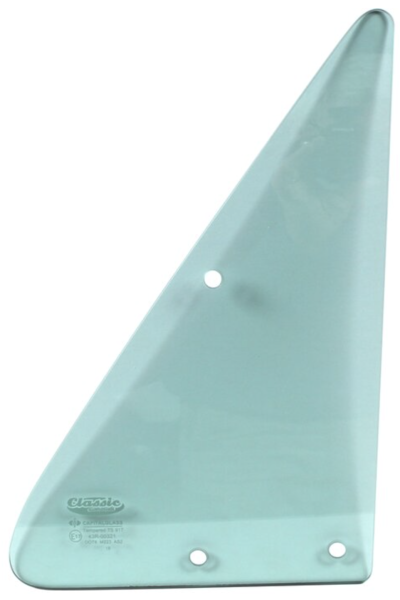 Scheibe Grün, Glas für Dreh- bzw. Ausstellfenster Links T3 OE Ref. 253845255