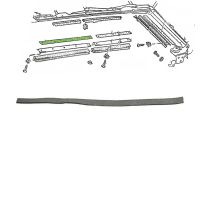 Seal between soft top frame and insert rails Golf 1 Cabrio OE Ref. 155871431