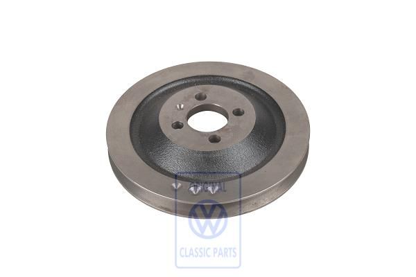 V-belt pulley for crankshaft, Golf 1 &Co diesel and air conditioning OE Ref. 068105255