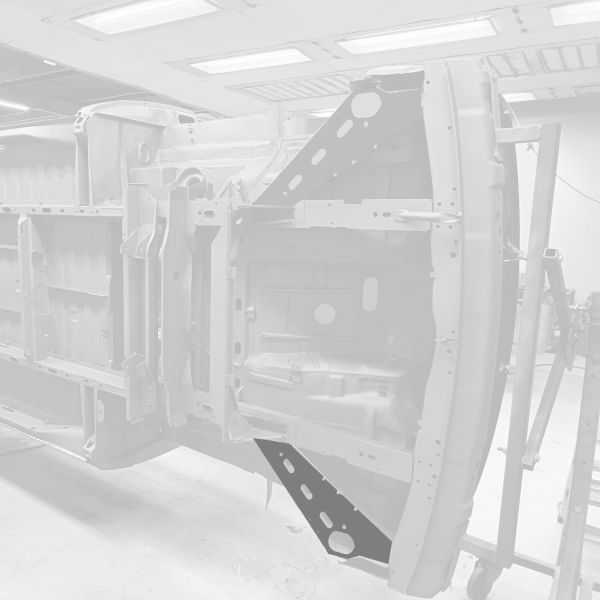 Reparaturblech, Ausleger-Unterteil,vorne links, T3 Bus OE Ref. 251803153A