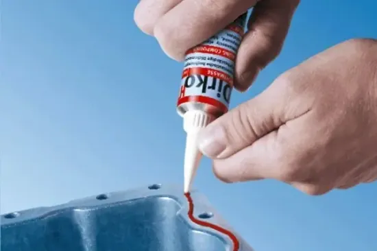 Dirko HT Dichtmasse Rot, für Motor Getriebe und Anbauteile Tube mit 70ml Inhalt