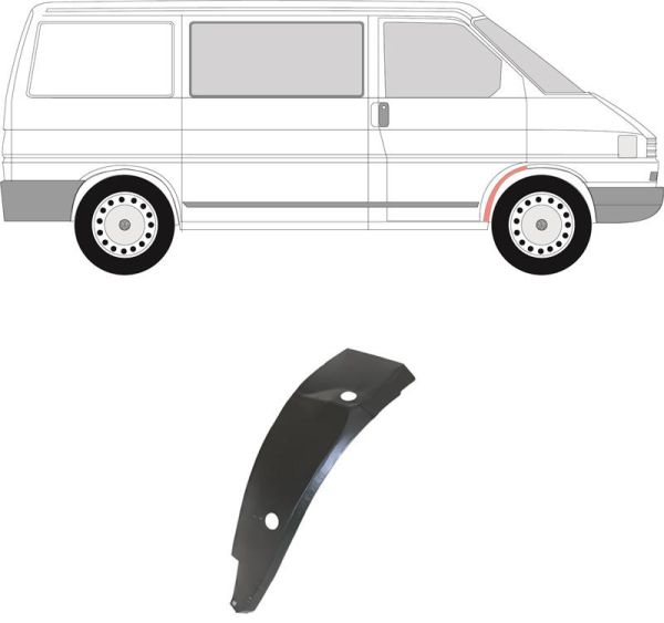 Repair panel, wheel arch inner front right, T4 OE Ref. 701801244C