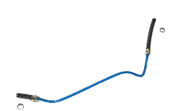 Fuel line (return), fuel sender to catch tank, Golf 2 & Co, OE Ref. 191201294D